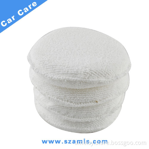 Soft Microfiber Foam Sponge Car Wax Applicator Pad